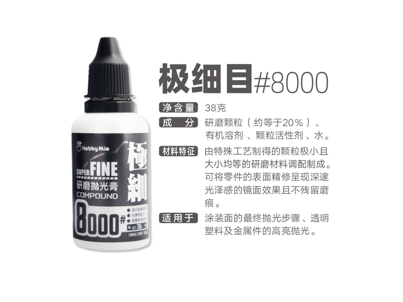 喵匠  抛光膏 增亮型水蜡系列 高达车模民用模型 打磨膏